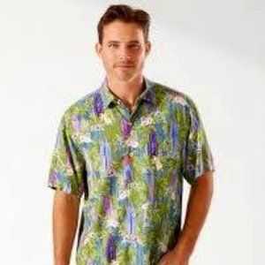 Tommy Bahama Camp Shirt Hawaiian Surfboards Veracruz Cay Vacation Resort 3XLB